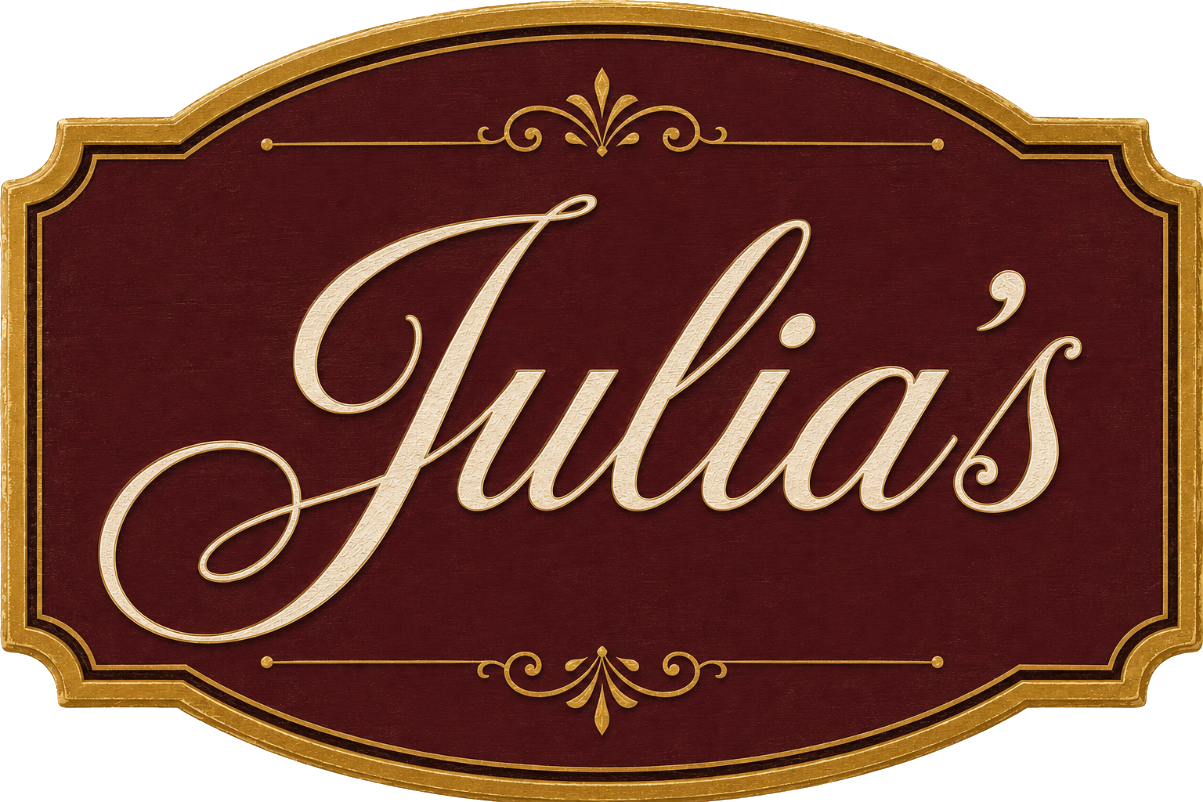 Julia's signature sign